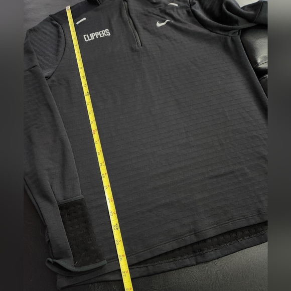 Nike Therma-Fit Repel Element 1/4-Zip Black Running Top LA CLIPPERS Men's Medium - Picture 6 of 6
